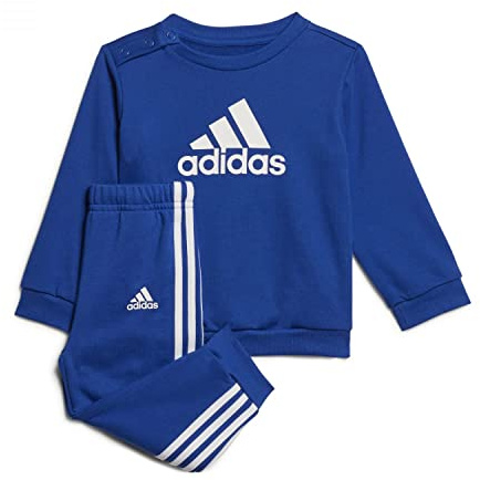 adidas Youth/Baby Jogger I Bos Jog Ft, Top:Team Royal Blue/White Bottom:Team Royal Blue/White, HM6612, 80