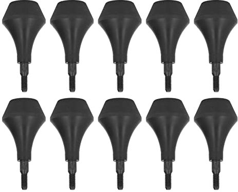 VGEBY Bogenschießen-Pfeilspitzen, 10 Stück Nylon-Sicherheits-Bogenschießen-Zielspitzen mit Abnehmbaren Schrauben für Schießspiele Im Freien