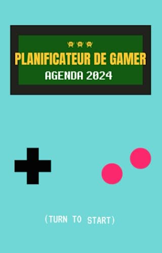 Planificateur de Gamer: Agenda 2024 (Gamer Gaming Papeterie)