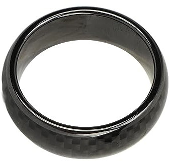 Smart Ring Key Keramik-Kohlefaser-Auto-Smart-Finger-Schlüsselanhänger für Model 3/Y/S/X Ganzjährig -Schlüsselanhänger-Zubehör Schlüsselkarten-Ersatz (17,3 mm)
