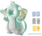 Eyands Elefant Baby Kopfschutz Rucksack und Baby Knieschoner zum Krabbeln - Verstellbarer Baby Fallschutz Rucksack, Infant Fallschutz Kissen für Kleinkind Baby Walking