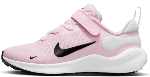 Nike Revolution 7 Schuh für jüngere Kinder, Pink Foam /Black-Summit White-White, FB7690-600, 29.5 EU (12C US)