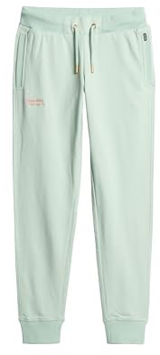 Superdry Damen Essential Jogginghose mit Logo Gischt Grün 38