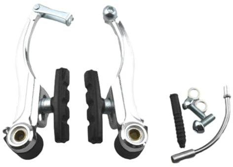 YIZITU 1 Paar Fahrrad-Bremssattel aus Aluminiumlegierung, V-Bremsen-Set, universal, vorne und hinten, Ersatzbremse für Mountainbikes