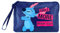 Disney Borsa da Donna Stitch Design, Borsa da Toilette, Custodia per Tablet, Regalo per Donne, Ragazze e Adolescenti, Blu, Clutch