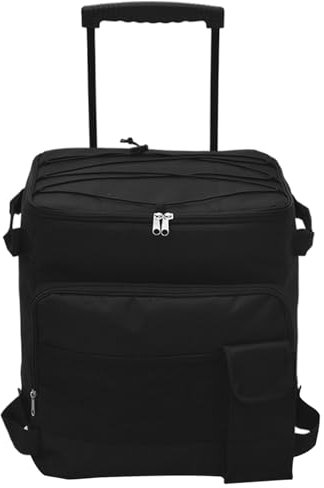 Enfriador de enfriador rodante con ruedas, bolsas de refrigerador aisladas aisladas a aislamiento con fugas resistentes a las fugas Rolling con barra de refrigerador suave para la playa Camping Trave