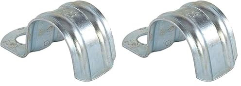 fischer Befestigungsschelle BSM 20, Ideal für nachträgliche Befestigung von Kabeln und Rohren, schnelle Montage mit fischer Einschlagnagel ED in Beton, 50 Stück (Packung mit 2)