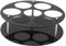 Gralara Tumbler Organizer 360 Bottiglia d'acqua girevole Organizzare la griglia di stoccaggio per il piano di lavoro dell'armadio, Nero