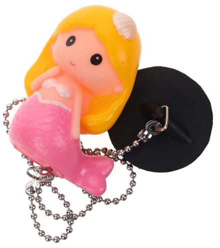 HOLIDYOYO Gummi Badewannenstöpsel Mit Kette Auslaufsicherer Abflussstopfen Für Küche Und Bad