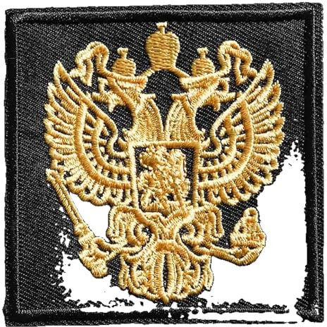 Adler Flagge Aufnäher 3D Stickerei Abzeichen Militär Russland Applikation