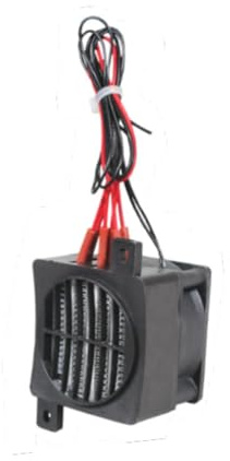 F Fityle Chauffage électrique de table haut de gamme, thermostat, ventilateur à chauffage rapide pour salon, maison, dortoir, 12v 50w