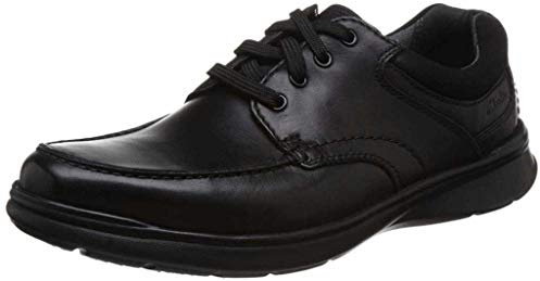 Clarks Mens Shoe Cotrell Edge Black 10.5 H