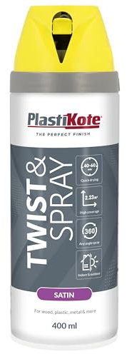 PlastiKote PKT22125 - Bote de spray (acabado satinado), color verde lima