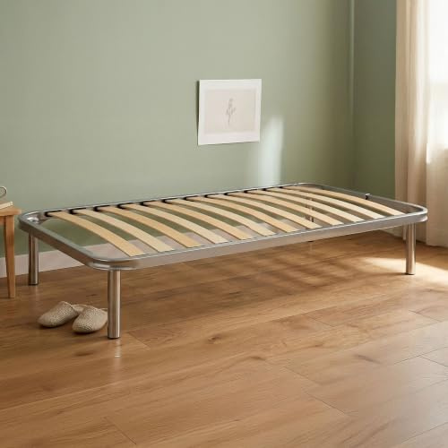 Talamo Italia - Manila-Einzelbettgestell, orthopädisches Untergestell aus Birkensperrholz mit 13 Latten, 100 % Made in Italy, 80 x 190 x 34 cm
