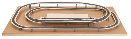 NOCH® easy TRACK® route kit “Karlsberg”, model construction route kit, ideal for H0 track planning, Schwarz