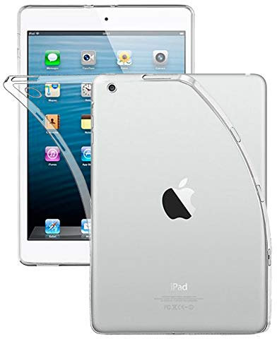REY - Cover in Gel TPU Trasparente per iPad 2, iPad 3, iPad 4, Ultra Sottile 0,33 mm, Morbido Flessibile, Custodia Silicone