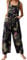 YILEEGOO Cotton Linen Dungarees for Women, Ladies Casual Overalls Baggy Wide Leg Pants Jumpsuit Playsuit (Navy Blue, X-Large)