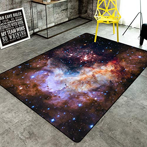 Langer Teppichläufer für Flure, 50 x 120 cm, kosmische Sterne, schwarzes Loch, E Küchenteppich, rutschfeste Matte, Komfort-Matten, Allzweck-Bodenmatten für Badezimmer oder Arbeitsplatz