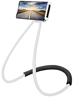 Chapter Seven Universal Smart Mobile Phone Stand,Hanging on Neck Cell Phone Mount Holder, Flexible Lazy Bracket DIY Free Rotating for Multiple Functions