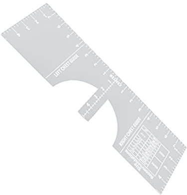 Ausrichtungslineal, T‑Shirt Lineal Transparentes Acryl in mehreren Größen für Nähzubehör