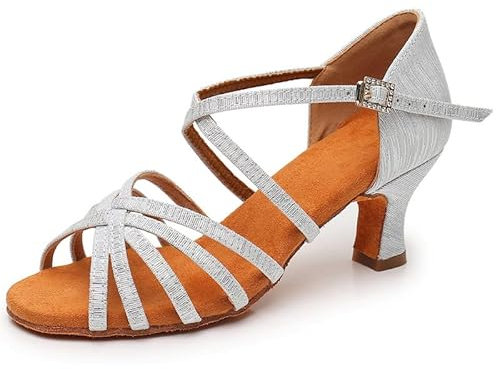 Latein Tanzschuhe für Damen Schwarz Professionelle Tanzschuhe Ballsaal Party Salsa Tanzübung Performance Schuhe