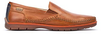 Pikolinos Mocasines en Cuero Marbella para Caballero Color Brandy