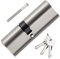 Bwintech 90mm (40/50) Serrure à Cylindre Euro Cylindre Serrure Clé/Clé avec 3 Clés Standard Anti-Crochet Anti-choc Anti-perçage Haute Sécurité pour