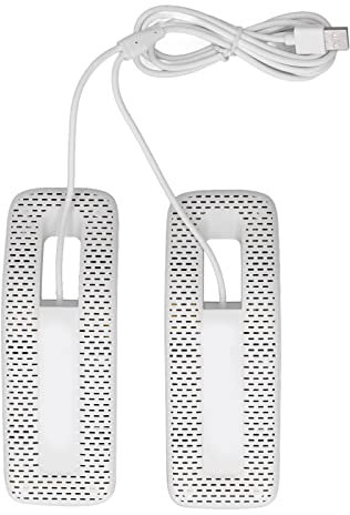 Hapivida Elektrischer Schuhtrockner, USB-Aufladung Gleichmäßige Erwärmung Schnelltrocknend Tragbares Design mit Aromatherapie-Funktion für Schuhe, Skischuhe, Handschuhe und Socken im Winter/Regen