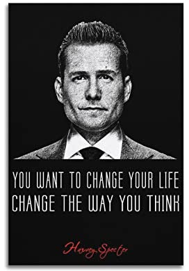 Rudd Anzüge Poster Harvey Specter (8) Poster Dekorative Malerei Leinwand Wandposter und Kunstbild Druck Moderne Familie Schlafzimmer Dekor Poster 20 x 30 cm