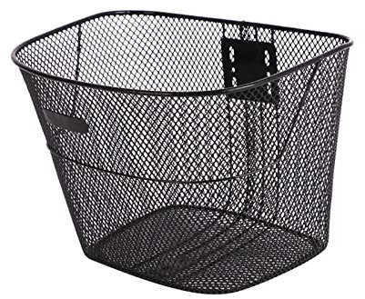 Ronyme Bikes Basket Front Rear Cargo Rack Bike Frame Basket, Travel Folding Bike Riding Wire Mesh Basket Lightweight for Women Men Organizer,
