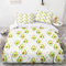 Fadaing Avocado Bettwäsche 135x200 Kinder Cartoon Avocado Muster Bettbezug Set Mit Reißverschluss Und 2 Kissenbezug, Weiche Mikrofaser Bettwäsche-Sets (5,Single 135 X 200 cm)