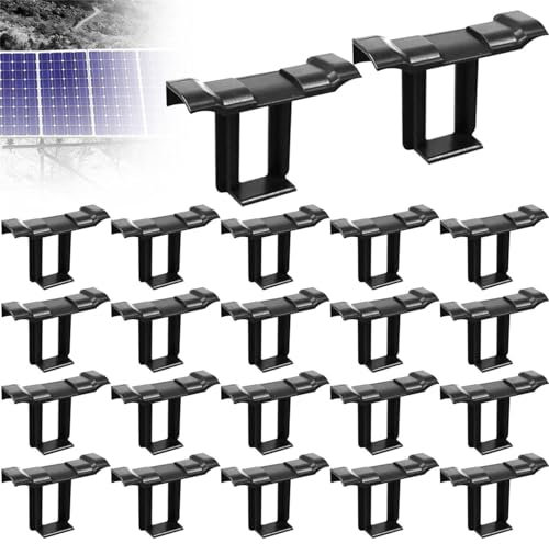 Lot de 22 clips de drainage d'eau pour panneaux solaires pour panneau photovoltaïque, 30 mm