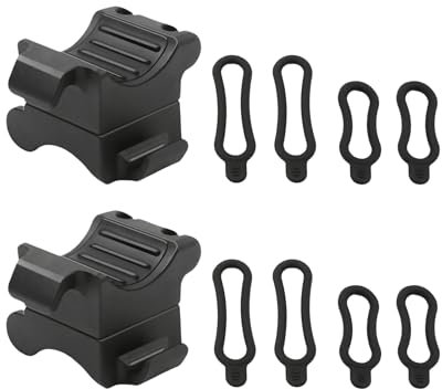 Vagocom 2Pack Universal Bike Flashlight Mount Holder,Bicycle Light Clamp for Torch,Bike Light Bracket for Night Riding