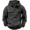 WESBR Oversized Hoodie Herren Casual Persönlichkeit Coole Hoodies Herren Sport Mehrere Taschen Herren Hoody Mit Kapuze Einfachheit Sweatshirts Für Mode Trend Herren A-Dark Grey M