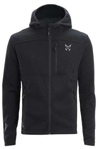 Chaqueta de punto con capucha C: NEGRO T: XL