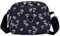 FAVORTALK Umhängetasche Damen Schwarz Handtasche Kleine Schultertasche für Frauen Crossbody Bags mit Verstellbarem Riemen,B02517