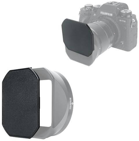 JJC Sonnenblende aus ABS mit Kappe für Fujifilm LH-XF23 II/LH-XF23-2, JJC LH-JXF23, Schwarz