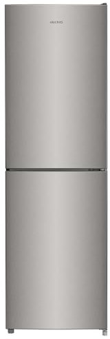 electriQ 254 Litre 50/50 Freestanding Fridge Freezer - Stainless Steel