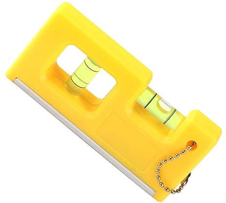 Magnetische Kleiner Wasserwaage aus Kunststoff, Gelb, Hochpräzise