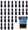 25pcs Strong Magnetic Drill bit, PZ2 Non-Slip Phillips Screwdriver bit, 1/25mm Magnetic Phillips Screwdriver bit Set, 1/4 hex Shank, S2 Steel Phillips Impact Screwdriver bit