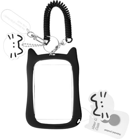 HJZHII Kpop Photocard Holder,Fotokartenhalter Ausweishülle,Ausweishüllen Ausweishalter Id Card Badge Holder für Idol Album Karte Foto Studentenbus Kartenanhänger Schlüsselanhänger Schützende Fotohül