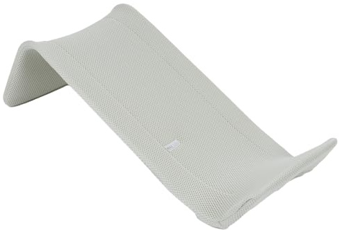 BÉABA Sdraietta da Bagno Neonato Ergonomica – Primo Utilizzo, Antiscivolo, Tessuto Mesh ad Asciugatura Rapida, Facile da Lavare, Comfort e Sicurezza – Grigio Velluto