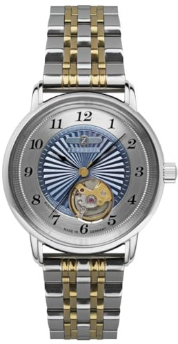 Zeppelin 8567M-3 Damenuhr Friedrichshafen – 36 mm, Edelstahl Bicolor, Made in Germany