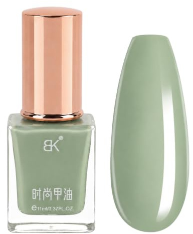 Green Nail Polish - Sage Green Nail Polish Quick Dry - Vegan Nail Varnish