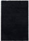 Teppium Moderner Hochflor Teppich Wohnzimmer 250x350 (240 x 340 cm) Schwarz - Shaggy Flauschiger Teppich, Extra Weich, Pflegeleicht und Einfarbig - für Schlafzimmer, Küche und Esszimmer