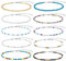 Choker-Halskette mit Perlen, Choker mit winzigen Perlen, verstellbare Strand-Halskette, bunte Choker-Halskette im Boho-Hawaii-Stil, Schmuck für Damen und Mädchen, Weiche Keramik,