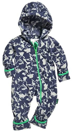 Playshoes Fleece-Overall Unisex Kinder Jumpsuit, Sterne, 74
