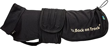 Back on Track Hundemantel Langer Netzmantel Buddy grün oder schwarz (68 cm, schwarz)
