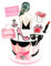 Regendeko Happy Birthday Lady Tortendeko Schminke Mädchen Tortendeko Kuchendekoration Cupcake Toppers Geburtstagskuchen Deko (1)