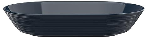omptoir de Famille 36cm Roasting Dish - Blue Porcelain - Stylish, Durable & Versatile - Suitable For Everyday Use - Dishwasher & Oven Safe
